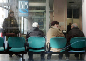 ++ PENSIONI:INPS,7,2MLN PENSIONATI HA MENO 1000 EURO MESE ++