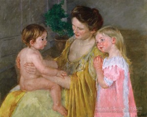 mother-and-two-children-by-Mary-Cassatt-299