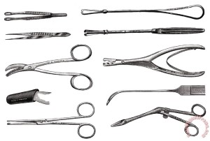 Surgical Instruments Painting; Surgical Instruments Art Print for sale